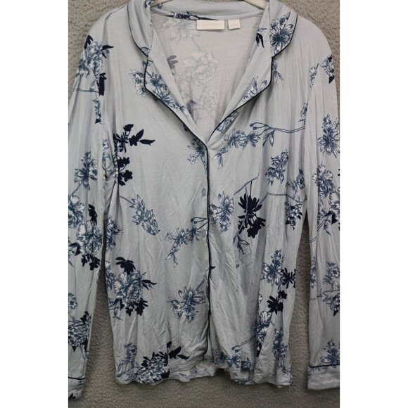 Nordstrom Lingerie Women's Pajama Set-Medium-Drawstring-Floral - Picture 10 of 16